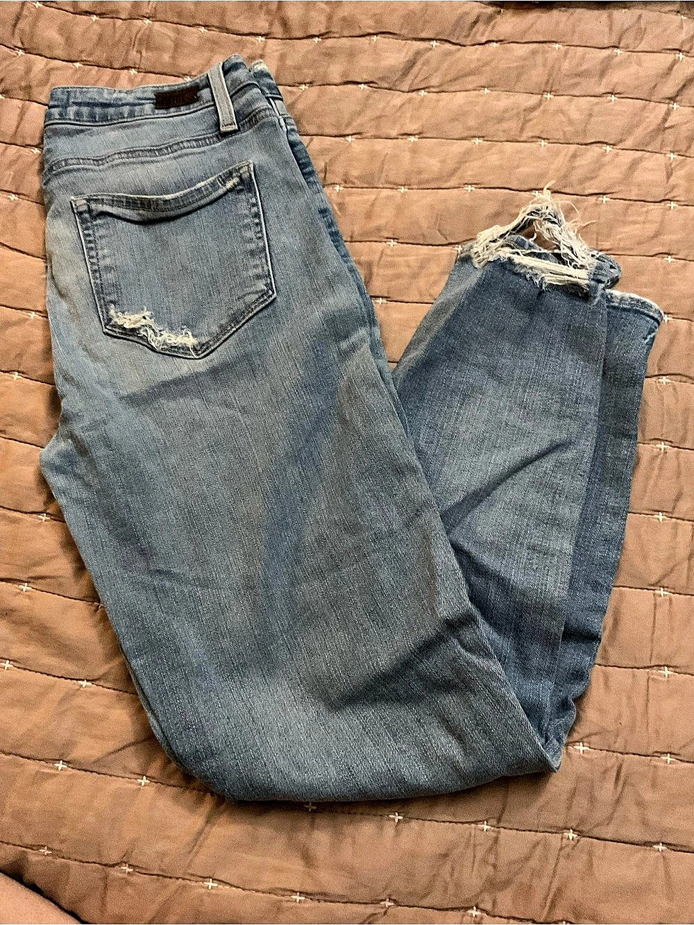 Paige Women's Boyfriend Jeans Blue Waist 27